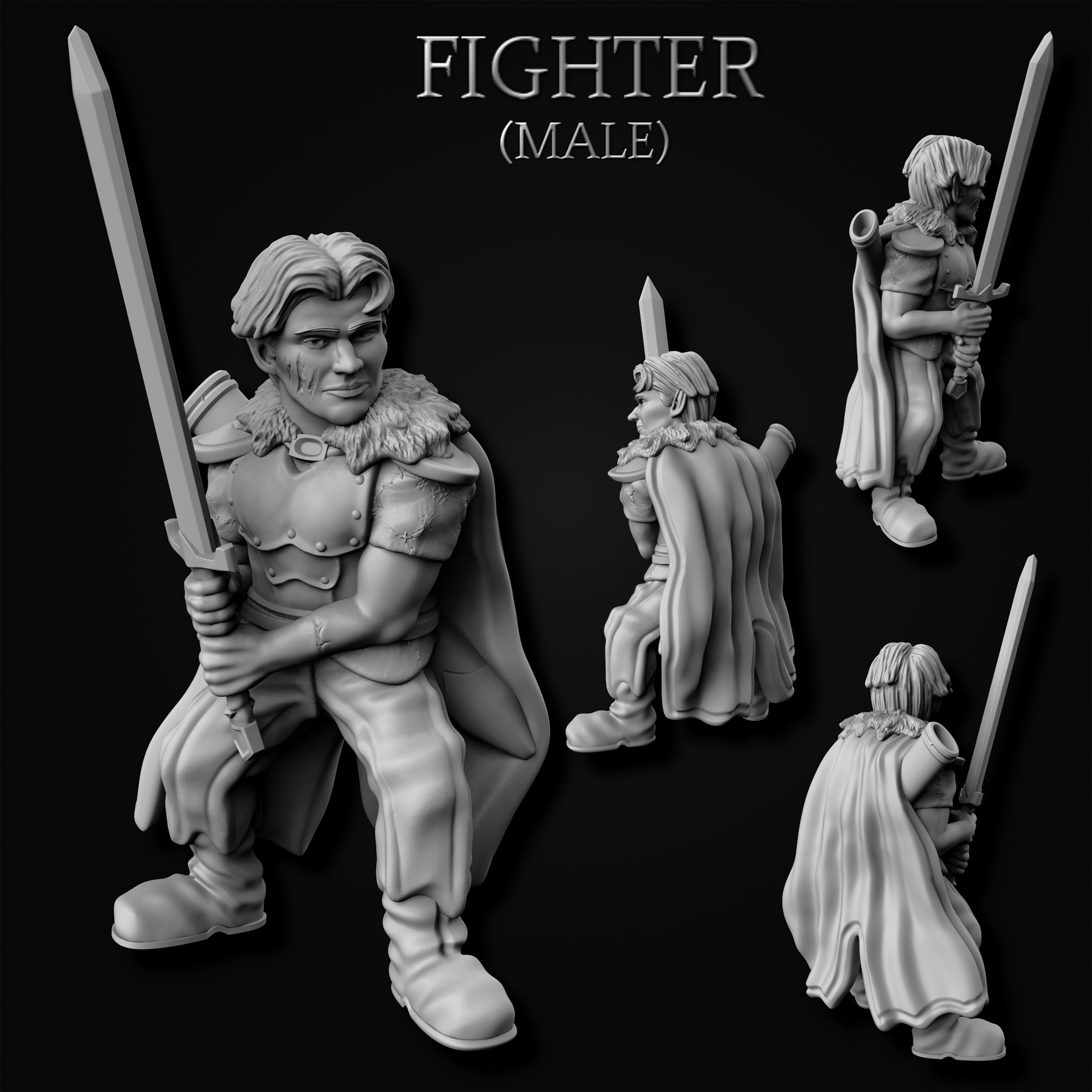 Gnome Fighter - Male (MF)