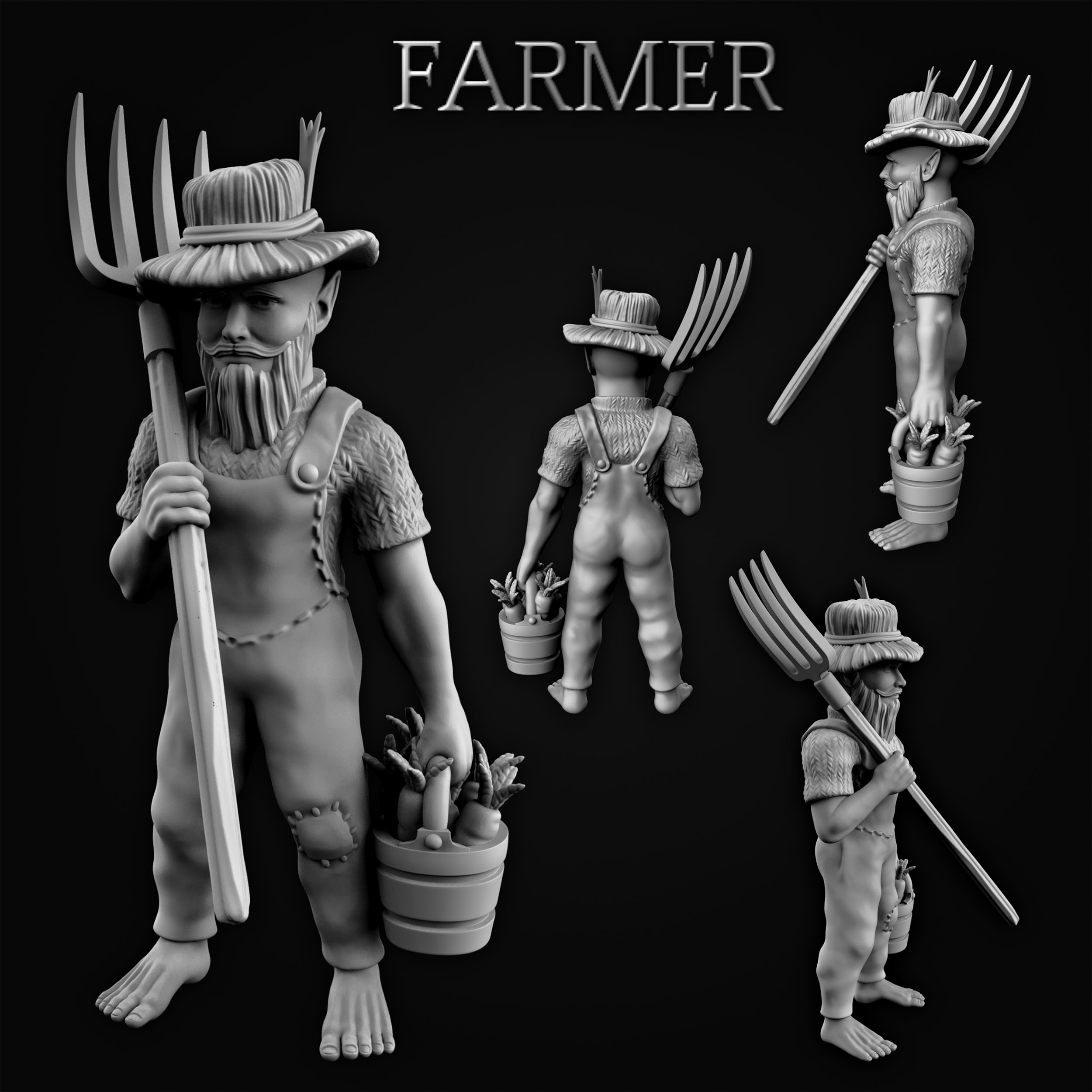 Gnome Farmer - Male (MF)
