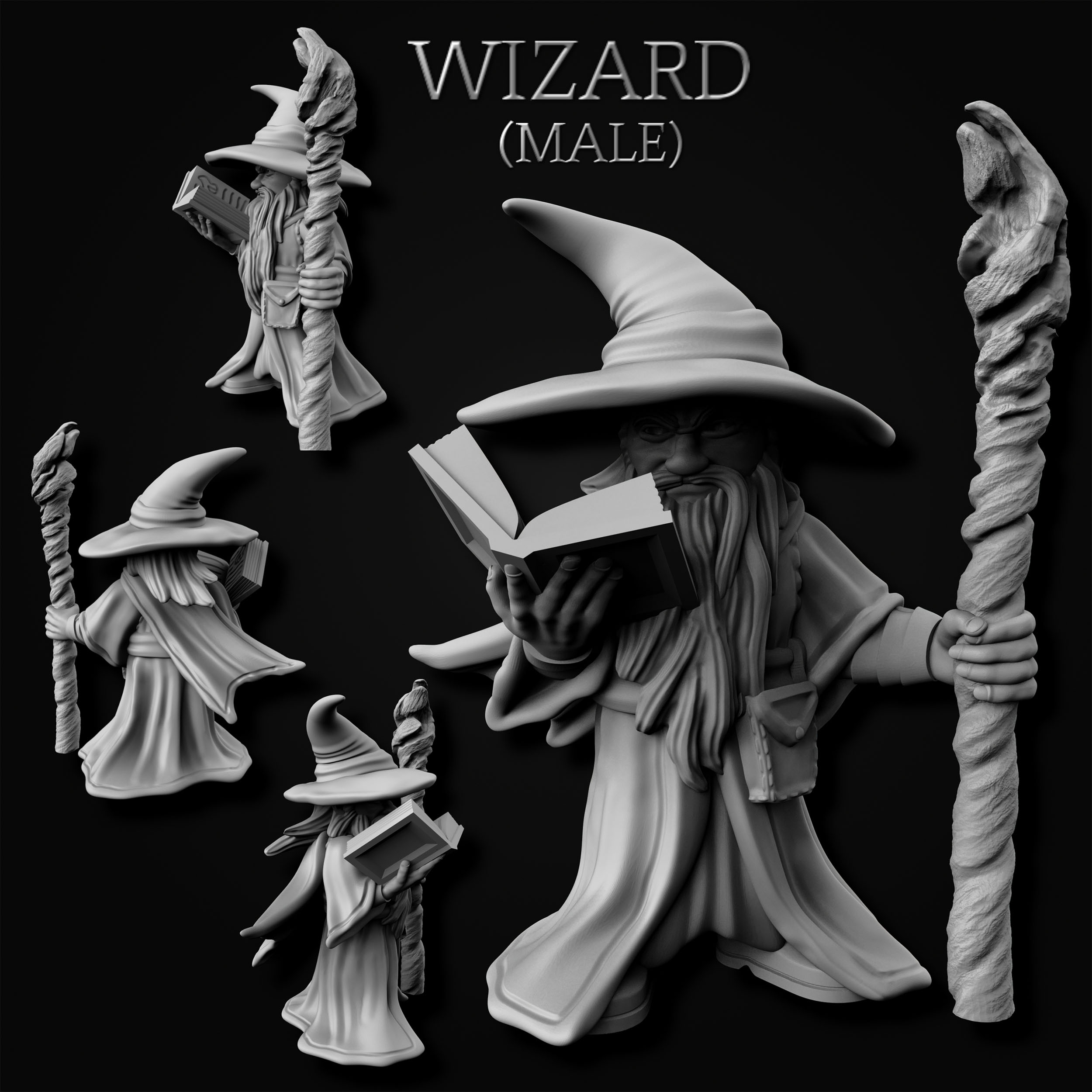 Gnome Wizard - Male (MF)