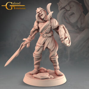 Zombie Swordsman - Buckler M (GM)